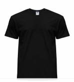 Vetement Tee-shirt col rond 170gr 100% coton pré-rétréci NOIR