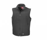 Veste Softshell Bodywear 3 couches NOIR - 345 g/m²  -  93% polyester/7% élasthanne