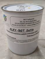 Peinture de finition anticorrosion satin RAL 6011 sechage rapide Le kg
