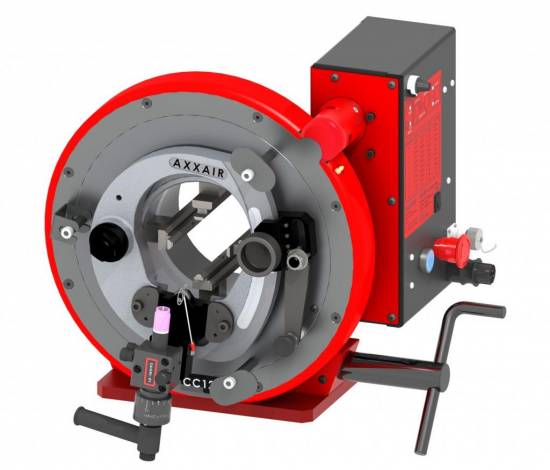 Orbital Machine de soudage pr&eacute;fab. torche eau &Oslash;12-121mm Axxair