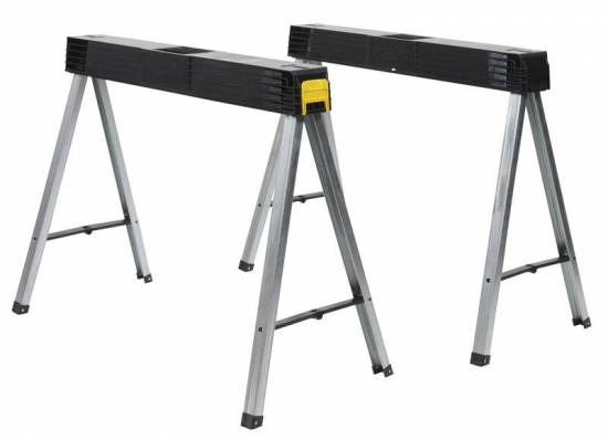 Outillage a main Tr&eacute;teaux par lot de 2. capacit&eacute; 350kg/paire Stanley