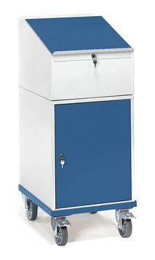 Mobilier Pupitre roulant &eacute;critoire + placard