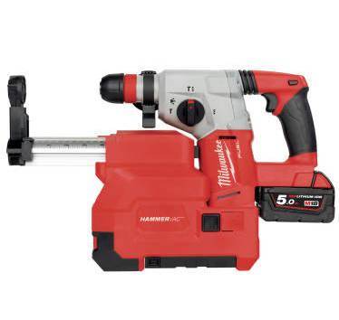 Perforateur Perfo-burineur avec aspi int&eacute;gr&eacute; M18 CHXDE-502C Milwaukee