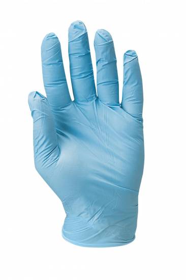 Gant nitrile bleu 5900 poudr&eacute; usage court M (100 gants) BGT