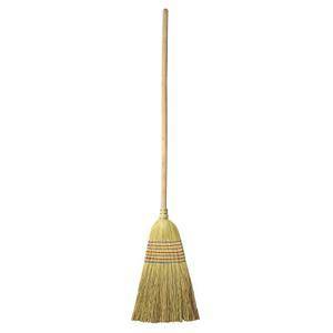 Produit d'hygi&egrave;ne Balai paille de riz 5 fils 350mm manche bois BGT