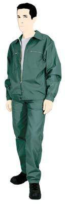 Produit d'hygi&egrave;ne Blouson Polyester Coton SANFOR 245 gr/m2 Vert US 04 BGT
