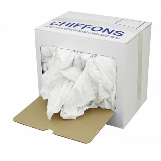 Produit d'hygi&egrave;ne Carton de chiffon blanc extra par 10kg BGT