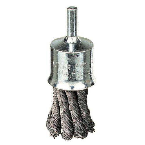 Finition Brosse p&icirc;nceau a fil torsad&eacute; en inox &Oslash;23 mm Cibo