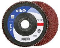 Finition Disque a lamelle ceramique &Oslash;125mm gr60 conique Cibo