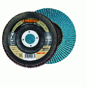 Finition Disque a lamelles GR40 180mm bomb&eacute; inox Rhodius