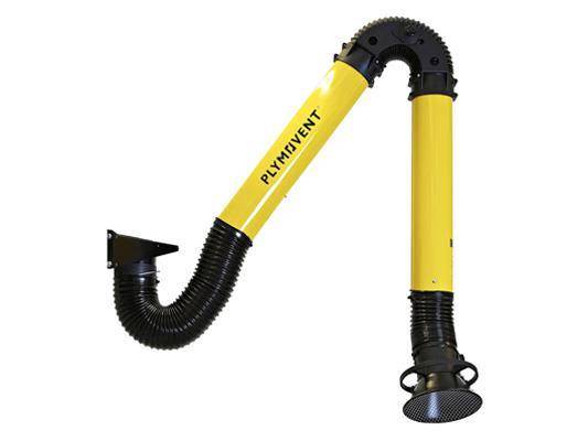 Traitement des fumees Bras d'extraction sur roulements a billes &Oslash;160mm 4M Plymovent