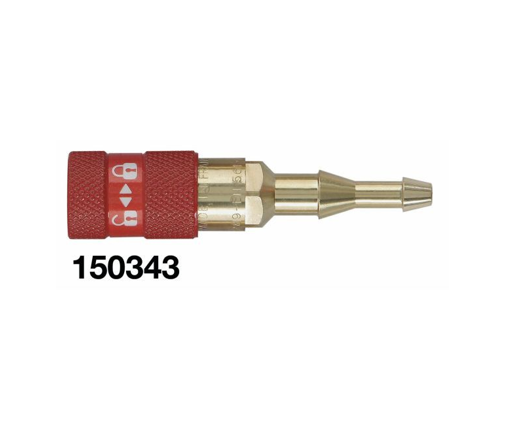 Flamme Embout femelle gaz tuyau &Oslash;10/6.3mm Le Lorrain