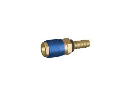 MIG/MAG Raccord rapide bleu &Oslash;6mm passe cloison Trafimet