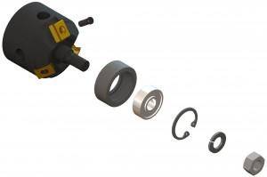 Orbital Kit toupie V30&deg; avec galet et 3 plaquettes Axxair