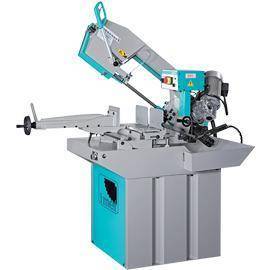 Machine Outil Scie a ruban &agrave; descente assit&eacute;e 45&deg; droite et 60&deg;gauche 2965x27x0.9 BGT
