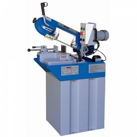 Machine Outil Scie &agrave; ruban manuelle Dia 150 mm livr&eacute; avec socle, lubrification et Frein de descente Promac