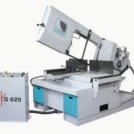 Machine Outil Scie hydrau.semi automatique droite/gauche 60&deg; pour tube profilee et poutrelle Imet