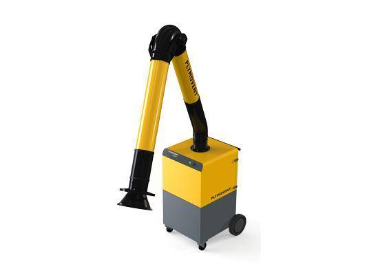 Traitement des fumees Unit&eacute; de filtration mobile HEPA E12 220V avec bras m&eacute;tal 3M Plymovent