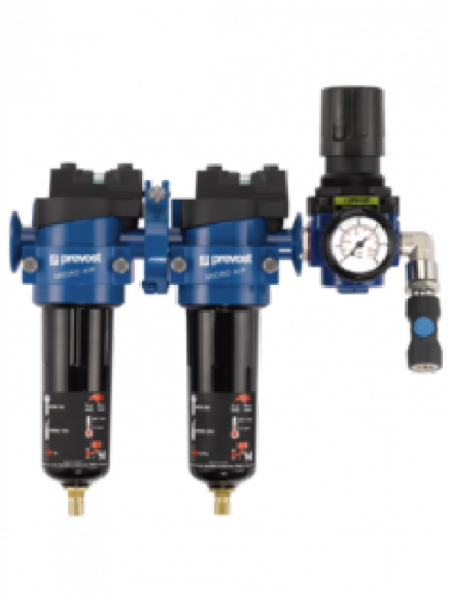 Outil Pneumatique Ensemble de filtration carrosserie G1/2 Prevost