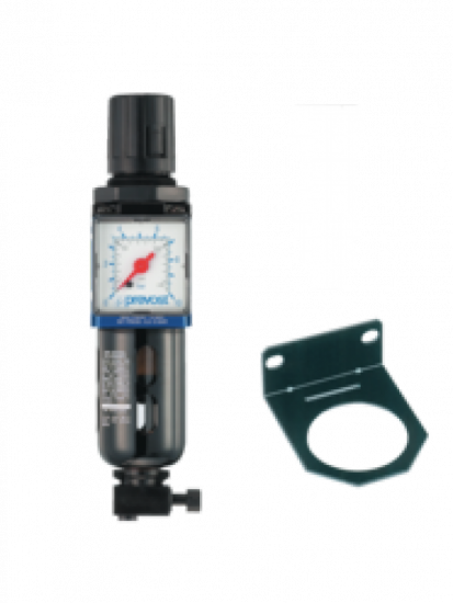 Fluiditique Filtre regulateur 3.8 avec mano et fixation Prevost