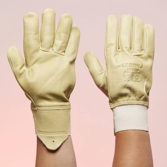 Gants cuir fleur bovin hydrofuge taille 8 (10u) Lebon