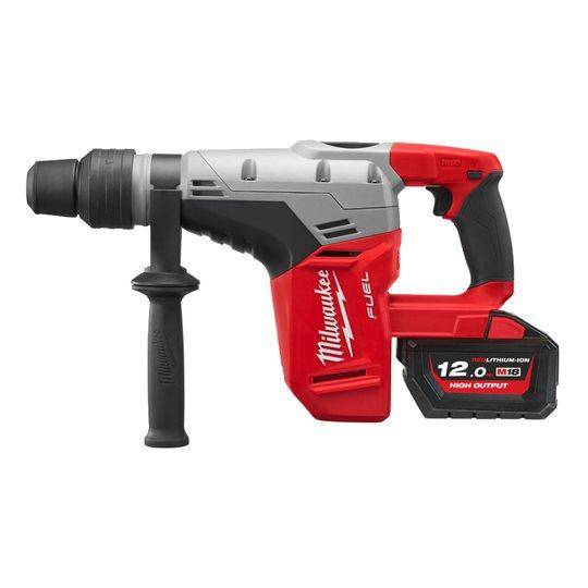 Perceuse M18 CHM-121C | M18 FUEL&trade; Perfo-burineur SDS-Max 5 Kg 1 chargeur 1 batterie 12.0 Ah Milwaukee