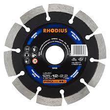 Abrasif Disque diamant PROLINE dia 400 x 12,0 x 3.2 mm alesage 25.4 avec bague de reduction 20 mm Rhodius