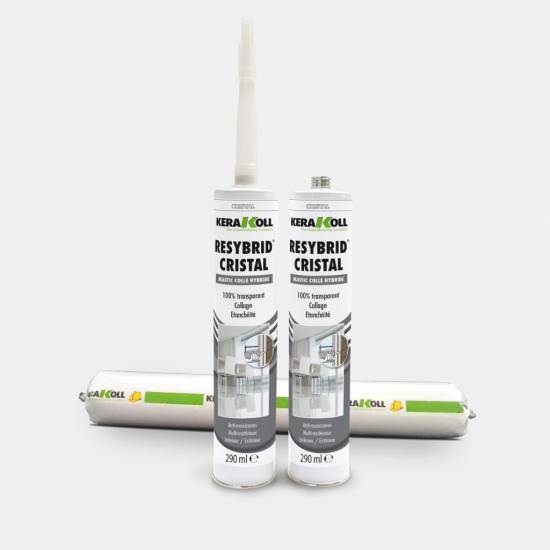 Colle et Etanch&eacute;it&eacute; Mastic colle haut module &agrave; base de polym&egrave;re hybride RESYBRID CRISTAL 290 ml KeraKoll