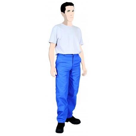 Pantalon 100% coton Serg&eacute; Bleu Bugatti