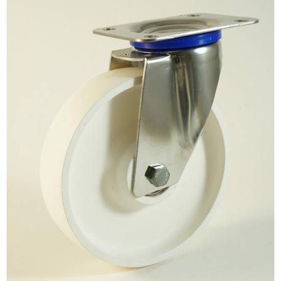 Manutention Roulette piv s&eacute;rie P/INOX20 &Oslash;150x40 rouleaux inox
