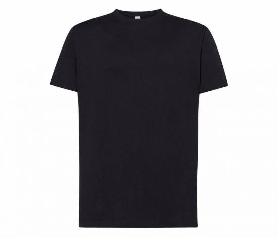 Gilet T-SHIRT REGULAR 190g 100% coton NOIR