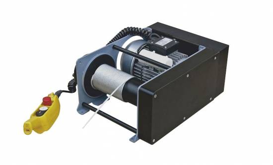 Manutention Treuil 500kg tri basse tension 9m/mn 230/400v tri 1.1kw ip55 cla F frein disque electromagn&eacute;tique
