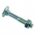 Visserie Fixation Boulon TRCC M6X80 Zingu&eacute;e boite de 100