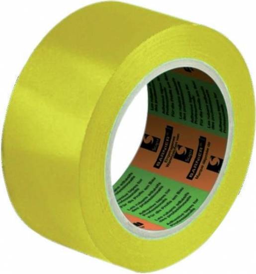 Colle et Etanch&eacute;it&eacute; ADHESIF SIGNALISATION JAUNE 50X33M EP 0,16 MM BARNIER 2721
