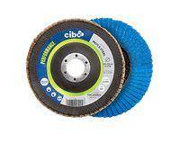 Abrasif Disque a lamelle &Oslash;125x22 Gr.60 serie haute performance Zirconium plat Cibo