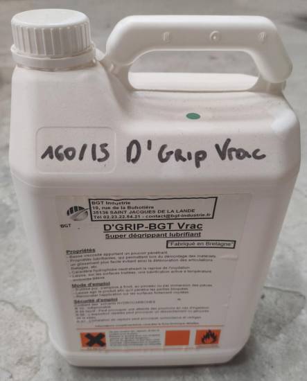 Colle et Etanch&eacute;it&eacute; Degrippant liquide en 5L