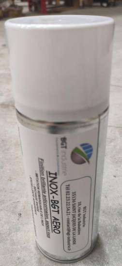A&eacute;rosol peinture aspect inox 400ml