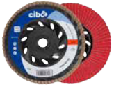 Finition Disque a lamelles &Oslash;125 M14 gr80 c&eacute;ramique Cibo