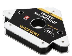 Outillage soudeur Equerre magn&eacute;tique 90&deg;-45&deg;  - 120*120*24