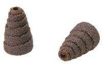 Abrasif Rouleau spirale conique &Oslash;13x50x3 GR80 Oxyde d'aluminium Cibo