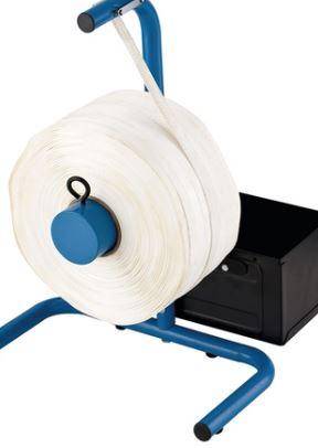 Manutention D&eacute;vidoir portatif pour feuillard textile