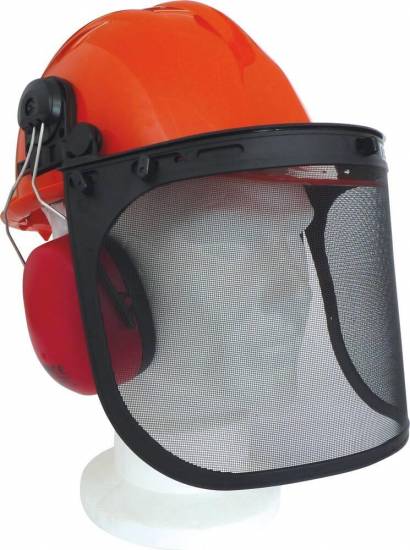 Anti-bruit Kit forestier - Casque (EN 397) Casque anti bruit (EN 352-3) Visi&egrave;re (EN 2731)