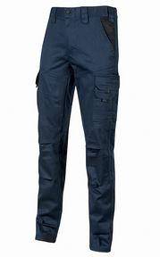 Pantalon de travail coton stretch GUAPO Westlake Blue - 245 gr/m&sup2;