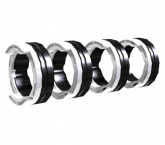 MIG/MAG Jeu de 4 galets acier inox V Ø0.80mm EWM