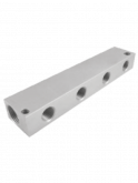 Fluiditique Bloc de distribution Entrée 2 x 3/8 Sortie 3 x 1/4 Prevost