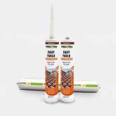 Colle et Etanchéité Mastic PU collage de tuiles polymérisation rapide FAST TUILE 300 ml marron 8011 KeraKoll