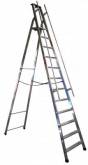 Echelle - Escabeau Escabeau 12 marches maxi 150kg avec rampes de maintien FIMM