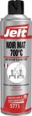Aerosol Peinture Noir Mat haute temperature 700°C Jelt