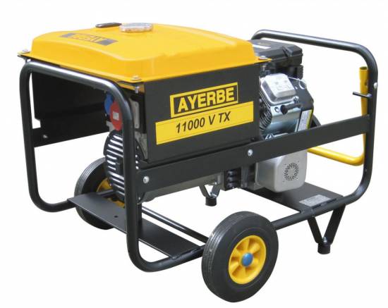 Mat&eacute;riel &eacute;lectrique Groupe electrog&egrave;ne 9 KVA 230V 4T essence Ayerbe