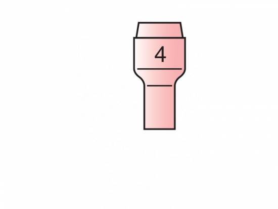 Buse n&deg;4 &Oslash;6.4 13N08 (TIG9/20) Trafimet